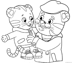 This is because the coloring pages to assist the kid to establish his senses of sight and likewise his skill in developing pictures. Daniel Tiger Coloring Pages Tv Film Daniel And Grandpa A4 Printable 2020 02335 Coloring4free Coloring4free Com