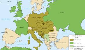 To find a location the google map above shows austria with its location: File Map Europe Alliances 1914 En Svg Wikipedia