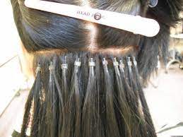 Step 1 detangle while the hair is dry using your fingers. How To Fix Micro Ring Hair Extensions Step By Step Guide Micro Loop Hair Extensions Micro Ring Hair Extensions Loop Hair Extensions