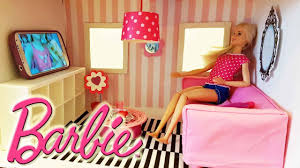 Barbie House Diy كيف نصنع بيت باربي أثاث و سرير باربي عملنا بيت الأحلام باربي ببلاش دون تكلفة Youtube