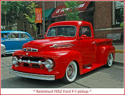 Image result for Red 1952 Truck