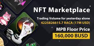 Radio Caca On Twitter Raca S Nft Marketplace Daily Trading Volume Set A New Record On Binancechain Raca Trading Volume On The Nft Marketplace Has Reached 4 225 826 615 7 Roughly 17 Million Usd For