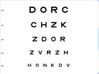 Frontmotion Vision Eye Chart Frontmotion