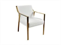 Pearson dining table and 4 dining chairs. Modern Metal Framed Arm Dining Chair Mecox Gardens