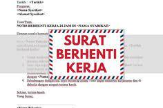 Berikut dikongsikan contoh surat rasmi berhenti kerja (notis 24 jam & sebulan) dalam bm & bi (write a resignation letter) untuk rujukan semua. Contoh Surat Berhenti Kerja Resign Notis 24 Jam Sebulan Resignation Surat Danger Sign