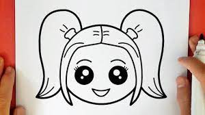 HOW TO DRAW CUTE HARLEY QUINN - YouTube