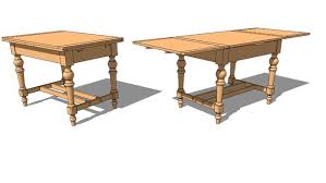 Antique Pine Draw Leaf Table 3d Warehouse Draw Leaf Table European Furniture Pine Table