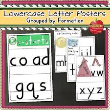 Handwriting Lowercase Letter Formation Posters By Print Path Ot