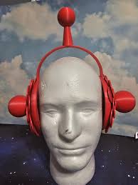 3D Printed Custom Skull Panda Headgear. Valentine's Skull Panda