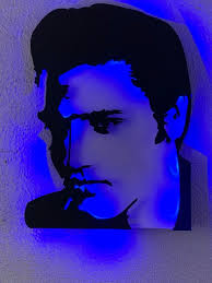 Elvis Silhouette Man Cave Sign LED, Wall Sign, Custom Bar Sign, Gift for  Him, Man Cave Wall Art, Custom Singer Silhouette