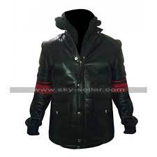 Limitless Brian Finch Stripes Leather Jacket Striped Leather Jacket Leather Jacket Leather Jacket Men