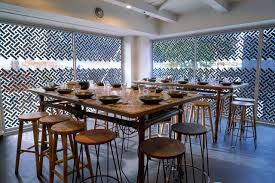 Chef S Table Set Up Chefs Table Table Table Set Up