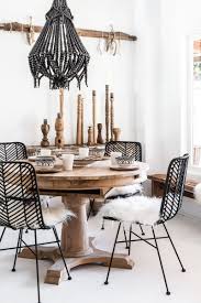 Rattan Dining Chair Black Zoco Home Boho Dining Room Bohemian Dining Room Chic Dining Room