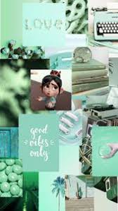  Tosca Aesthetic Tumblr Hijau Mint Kertas Dinding Objek Gambar