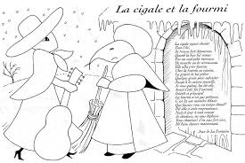 Pas un seul petit morceau de mouche ou de vermisseau. Image De Fables De La Fontaine A Telecharger Et Colorier Coloriage Les Fables De Lafontaine Coloriages Pour Enfants