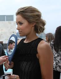 This is a gallery of messy updo hairstyles, if you are looking for a daily messy updo or messy updo for wedding or prom, check out this aimee teegarden simple casual messy updo for long hair. Wedding Hairstyle For Long Hair Lauren Conrad Messy Low Bun Dark Blonde Weddingtrend Home Of Bridal Trends The Hottest New Wedding Trends Straight From The Experts