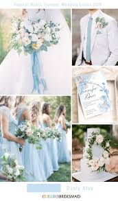 8 Popular Rustic Summer Wedding Color Ideas For 2019 Rustic Wedding Colors Summer Wedding Colors Wedding Flowers Summer
