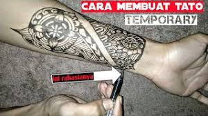 13+ gambar tato di tangan simple, koleksi istimewa! Tato Temporer Gambar Tato Di Tangan Youtube