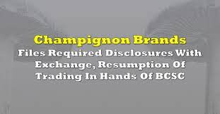 Pr newswire vancouver, bc , feb. Champignon Brands Files Required Disclosures With Exchange Resumption Of Trading In Hands Of Bcsc The Deep Dive