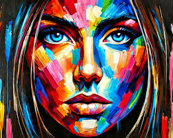 Buy multi color painting, colorful painting Online