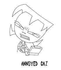 Invader zim coloring pages cartoons and characters coloring pages invader zim color page. Pin On Invader Zim Coloring Pages