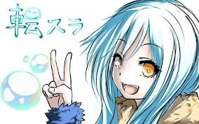 tensei shitara slime datta ken blue hair anime boy anime slime