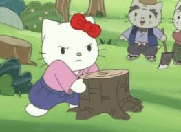 Hello Kitty Being Stubborn Ugh Cute Cartoon Wallpapers Hello Kitty Vintage Cartoon