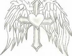 You can download them or print on our website. Drawings Of Hearts With Wings Bing Images Cross Drawing Heart Drawing Cross Coloring Page