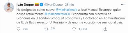 © fabian ortiz jose manuel restrepo ministro hacienda mayo 2021 foto cortesia minhacienda / fabian ortiz. Cqvqg Ndz 1dm