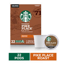 Starbucks Pike Place Medium Roast Keurig Coffee Pods 22 Count Box Walmart Com Walmart Com
