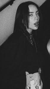Black And White Billie Eilish Picture Billie Eilish Billie Eilish Aesthetic In 2020 Billie Eilish Billie Bad Girl Aesthetic