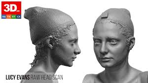 Lucy Evans Raw 3D Head Scan by 3d-sk