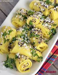 Microwave Khandvi Recipe Gujarati Khandvi Recipe In Microwave Recipe Microwave Recipes Khandvi Recipe Gujarati Snacks