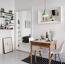 A bookcase can serve as a wall between the dining area and the sleeping area, or block off a home office or storage space. Small Table For Studio Apartment Novocom Top