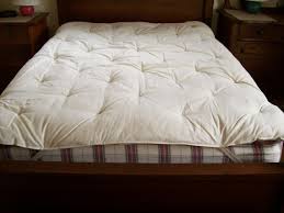 Mattress Pad Topper Extra Thick Heavy Eco Wool Filled Hemp Organic Cotton Crib Twin Full Double Queen King Hypoallergenic Mattress Pool Furniture Furniture