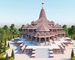 Image of Ram Mandir Ayodhya construction