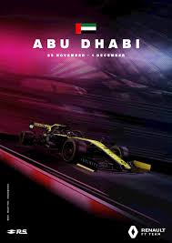Infiniti Motorsport F1 Abu Dhabi Grand Prix Ferrari Poster Abu Dhabi Grand Prix F1 Racing Poster