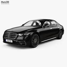 3d Model Of Mercedes Benz S Class V223 E Lwb Amg Line 2021 Benz S Benz S Class Mercedes Benz