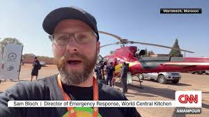 World Central Kitchen rushes into remote corners of Morocco to provide  humanitarian relief.