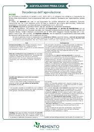 La definizione dell'esimente della forza maggiore. Agevolazione Prima Casa Decadenza Dell Agevolazione