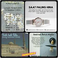 Mampu menyerap tekanan ketika solat dengan sangat baik. Waktu Solat Jumaat Kl