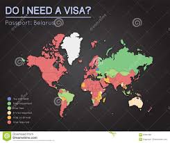 La vraie carte de la biélorussie et de ses voisins. L Information De Visas Pour La Republique De Bielorussie Illustration De Vecteur Illustration Du Around Visa 87901664