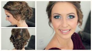 Women are always searching for an approach to make their hair look beautiful without too much effort. Easy Curly Updo For Any Length Style Of Hair Spreadinsunshine15 Youtube