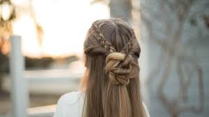 Which is the best hairstyle for long hair? Braid Bun Combo Cute Girls Hairstyles Youtube
