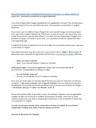 Maybe you would like to learn more about one of these? Comment Se Presenter En Anglais Debutant Cognition Psychologie