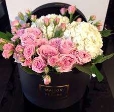 Pretty Flower Box Flower Box Gift Luxury Flower Arrangement Luxury Flowers