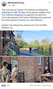 1,675 likes · 13 talking about this. Captain Tom Moore Completes 100th Lap With Guard Of Honour Album On Imgur