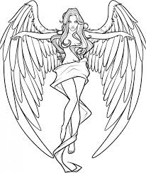 Easy and free to print angels coloring pages for children. Get This Free Printable Angel Coloring Pages For Adults 5gas43