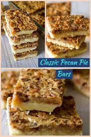 The chocolate chips don't make it too sweet and add just the right texture to a pecan pie. Classic Pecan Pie Bars No Corn Syrup