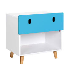 Find playful nightstands and bedside tables at pottery barn kids that will add style to your kids' rooms. Songmics Kids Nightstand Children S Side Table With Storage Toy Organiser With Solid Wood Legs And Magnetic Door For Children S Room Playroom Lake Blue And White Gkr99wb Buy Online In Bahamas At Bahamas Desertcart Com